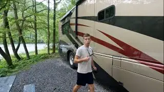 Taking MY New RV To Tennessee! Major LEAK! #camping #rv #travelvlog #motorhome #camper #travel