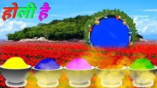 Holi Green Screen Video HD 2021 VFX Editing || Holi ka Green Screen Video Kaise Banaye