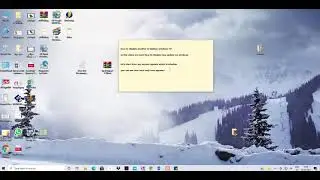 How to Disable Weather  Option from recently updated windows 10