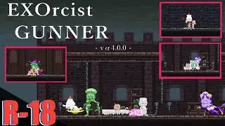 Oh neat pixel game | EXOrcist GUNNER PC(R18) Gameplay