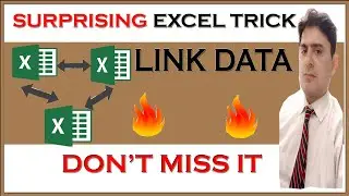 how to link data between two (multiple) workbooks in excel | linking excel worksheets