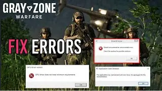 Gray Zone Warfare: How to FIX Crashes and Freezing on LOW END PC