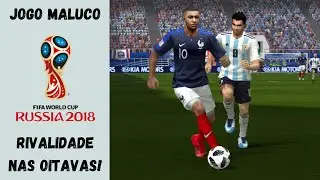 ⚽️GAMEPLAY PES 6 (PC) - JOGO DOIDERA DA COPA DO MUNDO 2018: FRANÇA x ARGENTINA 🎮 #BZERO 60 FPS