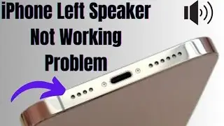 how to fix one speaker not working iphone | iphone left speaker not working | Problem Fixed ✅
