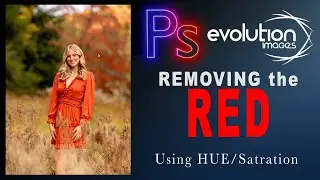 Reduce the RED color in skin tone using Hue/Saturation in Photoshop - #tutorial #photoshoptutorial