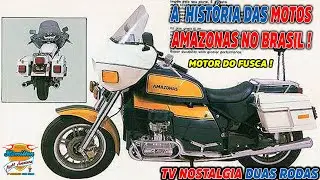 A história das motos Amazonas no Brasil, (MOTOR DO FUSCA) ! - TV Nostalgia Duas Rodas