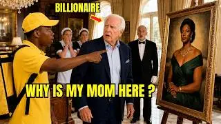 Black Delivery Boy Saw His Late Mother's Photo in a Billionaire's Mansion —What He Learned Broke Him
