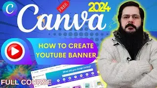 How to Make a YouTube Banner In Canva | Youtube Banner Creation