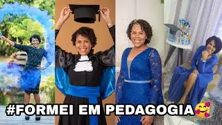 Tudo sobre minha Formatura em Pedagogia (Ensaio fotográfico, Colação de Grau e Festa em casa)...