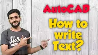 How to insert TEXT in Autocad? | PART 21