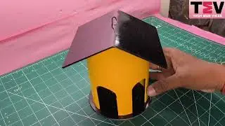 Homemade bird house | Bird house making at home | Bird house घर पर बनाएं बिल्कुल सस्ते में
