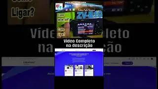 Sony ZV-E10 como montar e fazer as primeiras configurações em sua nova Camera Sony  | V   20