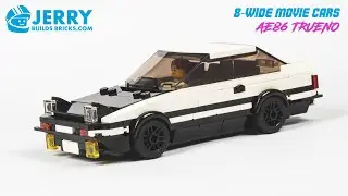 Custom LEGO AE86 Trueno (Initial D) instructions (MOC #131)