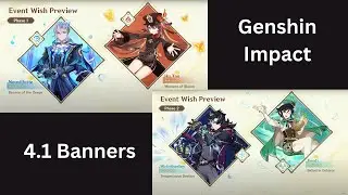 Genshin Impact Version 4.1 Banners