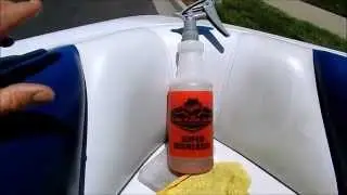 Boat Cleaning and Detailing: How to clean vinyl upholstery