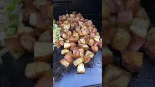 Home fries on the Masterbuilt 