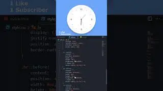 Working Analog Clock ⌚ CSS & Javascript 