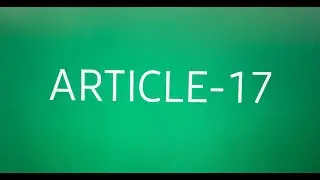 ARTICLE- 17 (UNTOUCHABILITY) CONSTITUTION OF INDIA Discussed BY Adv. Bhawana Tanwar #constitution