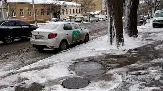 Снег в Одессе 06.02.2020