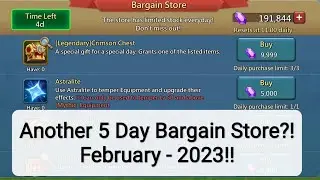 Lords Mobile - Bargain Store - February 2023!!