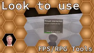 Unity tutorial: Building a first person game: Look to interact system