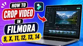 How to Crop Video in Filmora 9, X, 11, 12, 13, 14 - Filmora Tutorial For Beginners