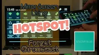 Screen Mirroring Using Hotspot | NO CHROMECAST | Windows Mac Linux - Executables