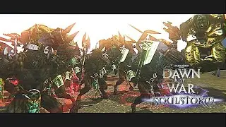 Chaos Daemons vs Imperial Guard -  Survival ! - Unification Mod 2021| WH40k: DoW - Soulstorm