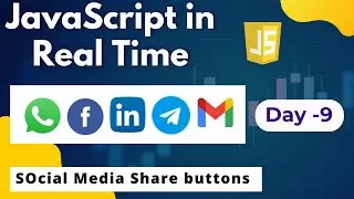 A social media buttons in website | share button | share buttons in website | how to share website