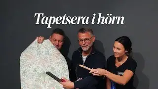 Hur tapetserar man i hörn? Colorama visar hur man gör!