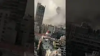⚠️ massive explosion in beirut from 2020 rooftop angle 🤯 