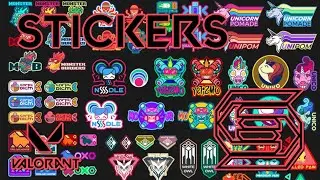 VALORANT SHOWCASE || MY ACT 1|| STICKERS COLLECTION || IGNITION ACT 1 || YOHMAMMA69