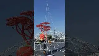 Negative pressure 3D and light projection dome project installation and construction 