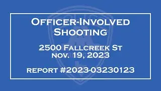 Arlington PD Releases Body-Worn Camera Footage from Fallcreek Street Shooting Incident