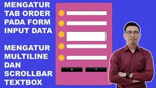 DASAR - DASAR VBA EXCEL | #02- MENGATUR TAB ORDER USERFORM | MENGATUR MULTILINE TEXTBOX