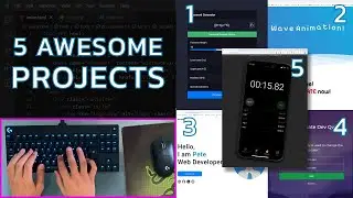 5 Portfolio Projects YOU MUST Have as a Frontend Developer | ASMR Programming - No Talking