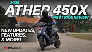 2025 Ather 450X First Ride Review | The Most Fun EV Scooter | ZigWheels