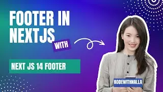 Footer In Nextjs | Footer in React js