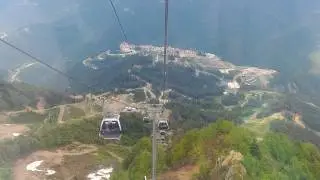 Роза Пик канатка вниз