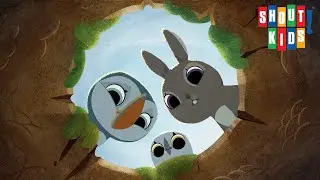 Puffin Rock And The New Friends - Clip: Oona, May & Baba Fall Down A Hole