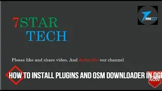 How to Install PLUGINS and OSM Downloader in QGIS