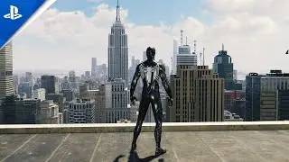 Marvel Spider Man 2 Symbiote Suit Gameplay - Spider Man Remastered PC Mod
