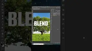 Seamlessly Blending Text into Your Background | Photoshop Tutorials #shorts #short #reels