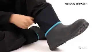 САПОГИ ВОДОНЕПРОНИЦАЕМЫЕ ДЕТСКИЕ ARPENAZ 50 WARM QUECHUA