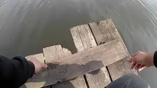 На реке. Начало мая.