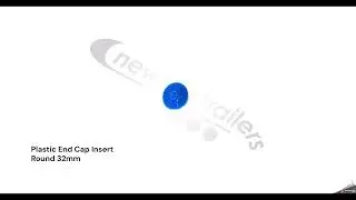 N1004846 - Plastic End Cap Insert Round 32mm