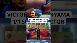 We Hit A WEMBY 1/1 SUPERFRACTOR Out Of Topps Chrome Basketball #wemby #toppschrome #nba #sportscards