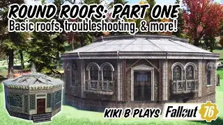 Round Roofs Part 1: 10 Sided Round Blueprints and Basic Round Roofs || CAMP Building Tutorial