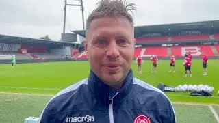 Menno van Dam før sæsonens første hjemmekamp