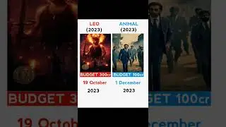 Leo V's Animal Movie Comparison #vijay #shorts